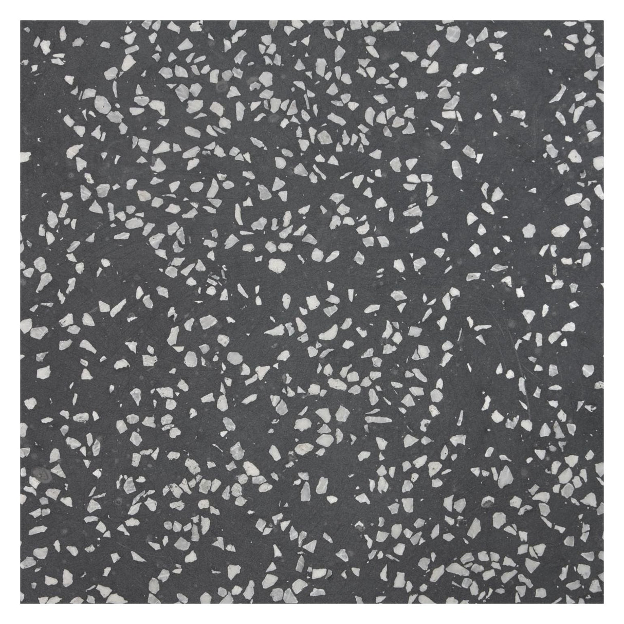 Jenell Side Table Black Terrazzo-look, Ø35