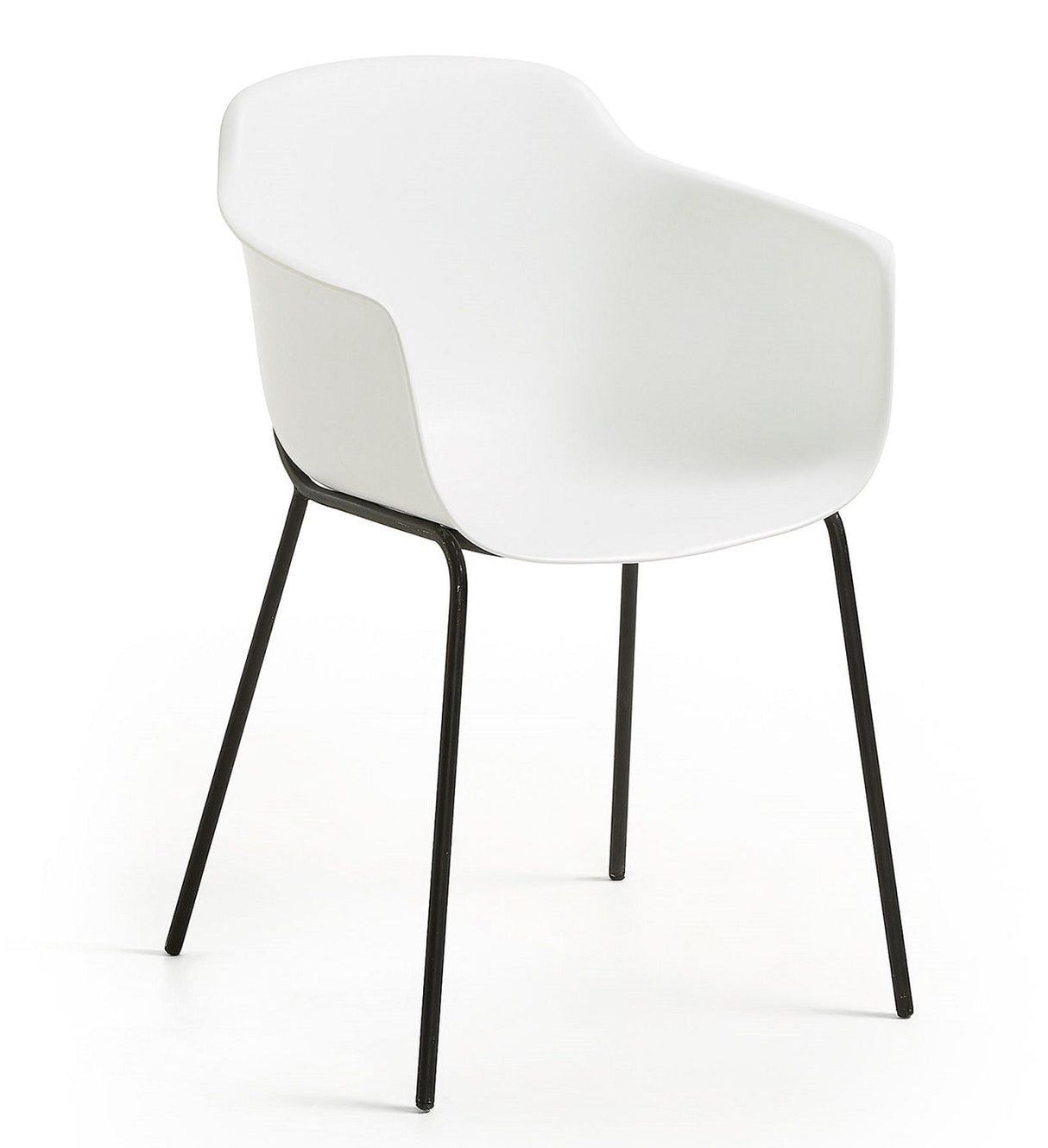 Khasumi Dining chair in plastic White