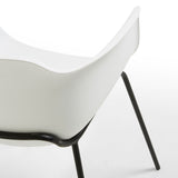 Khasumi Dining chair in plastic White