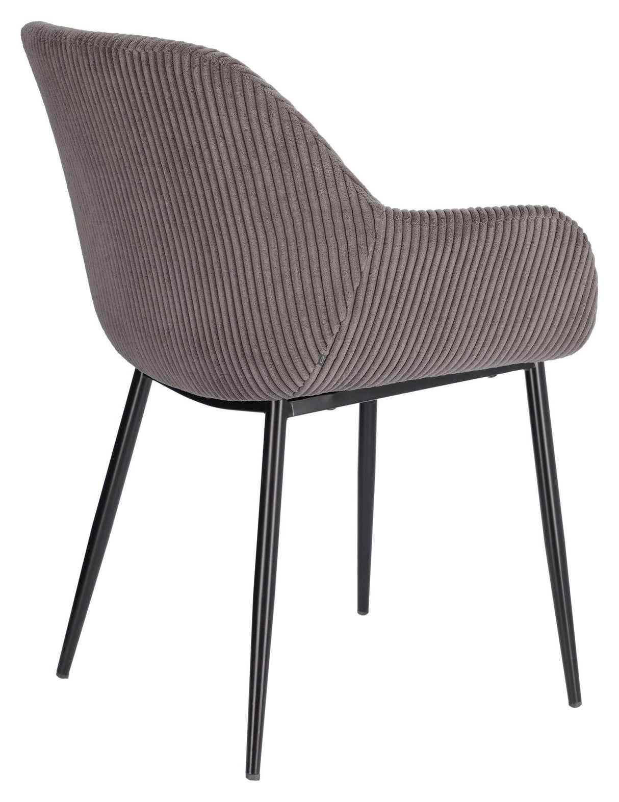 Konna Dining Chair, Dark Gray Velvet