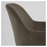 Konna Dining chair Light gray velvet