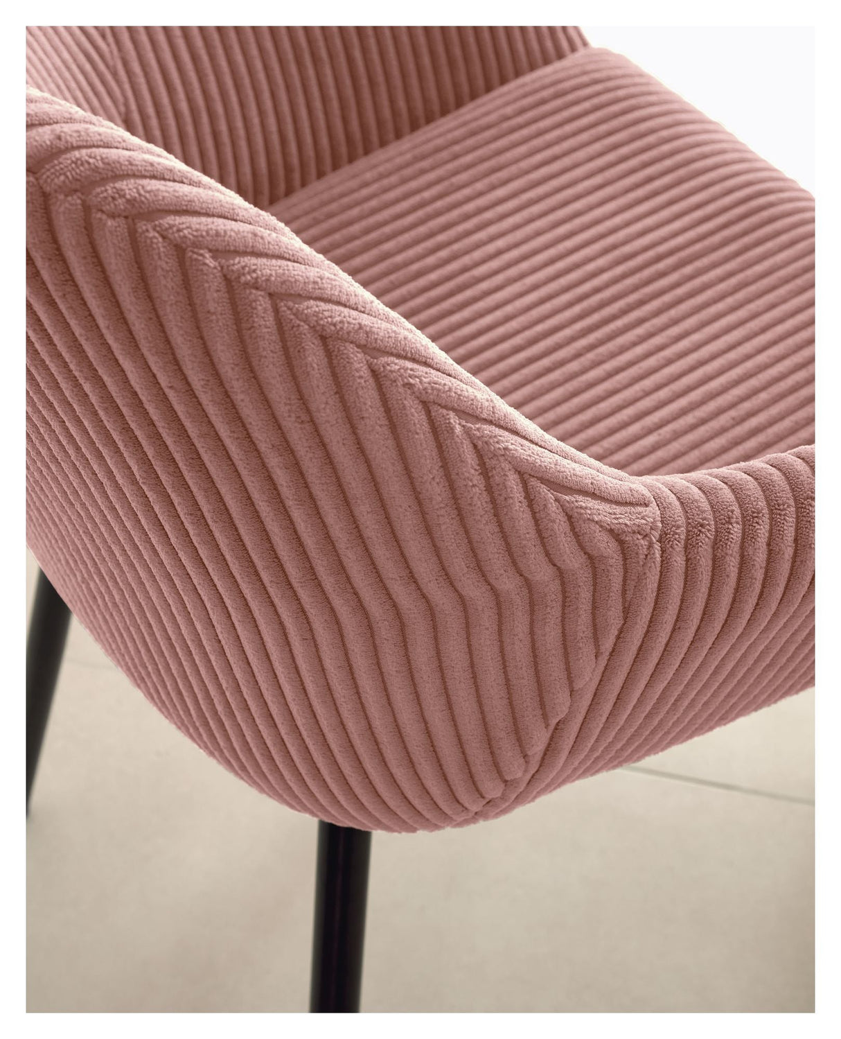 Konna Dining Chair Pink Velvet