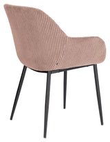 Konna Dining Chair Pink Velvet