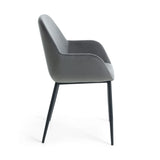 Koon Dining chair, Gray velvet