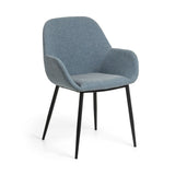 Koon Dining Chair, Black/Blue