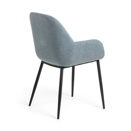 Koon Dining Chair, Black/Blue