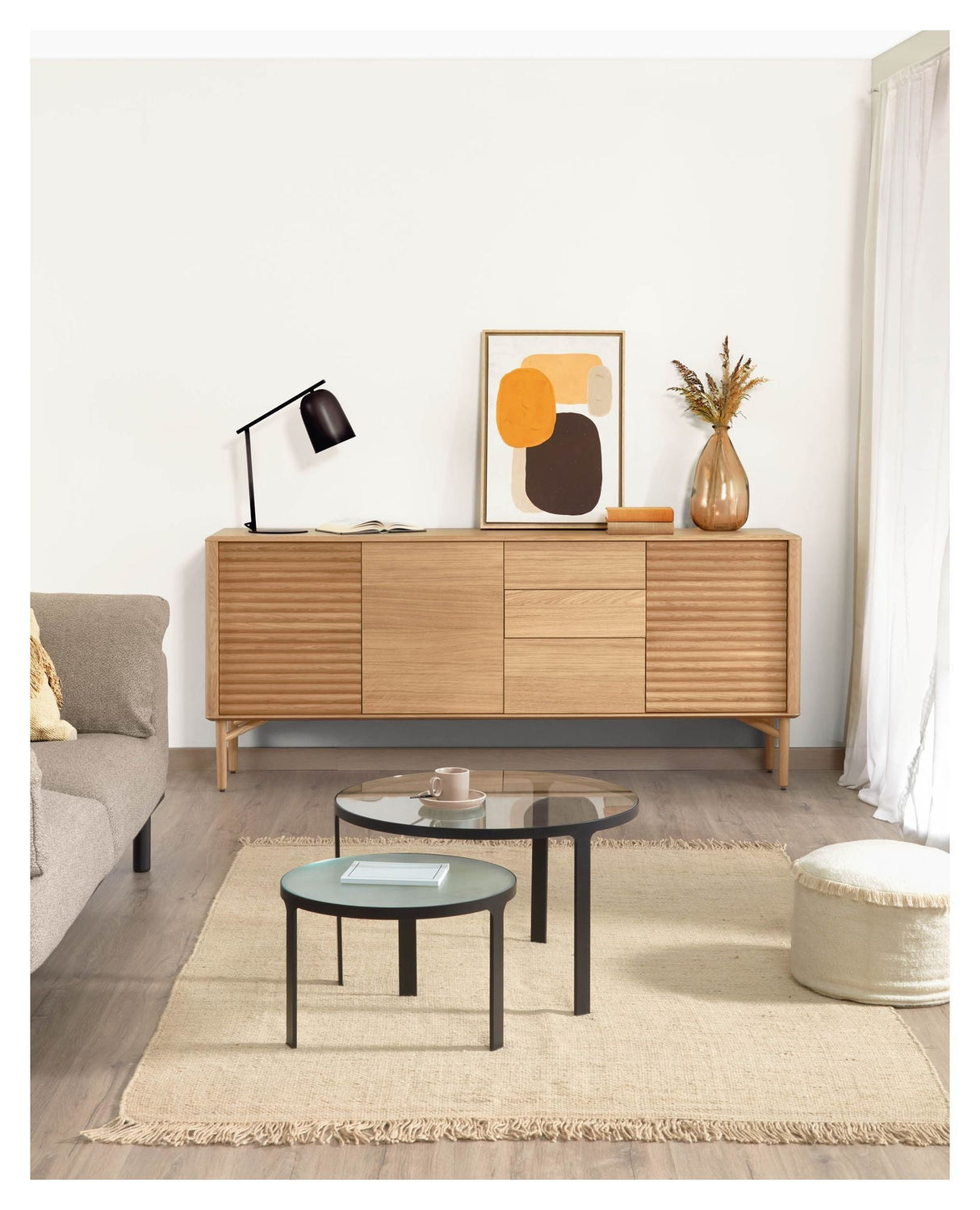 Lenon Sideboard 200x86 - Oak