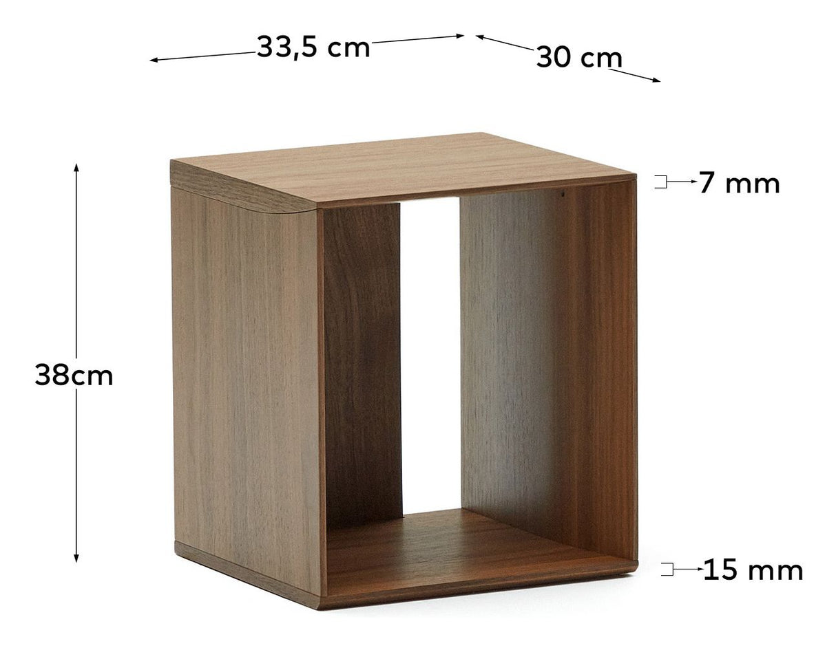 Litto Rack Module, Small, Walnut Define, 34x38