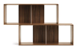 Litto Shelf set of 2 modules, Walnut define, 101x76