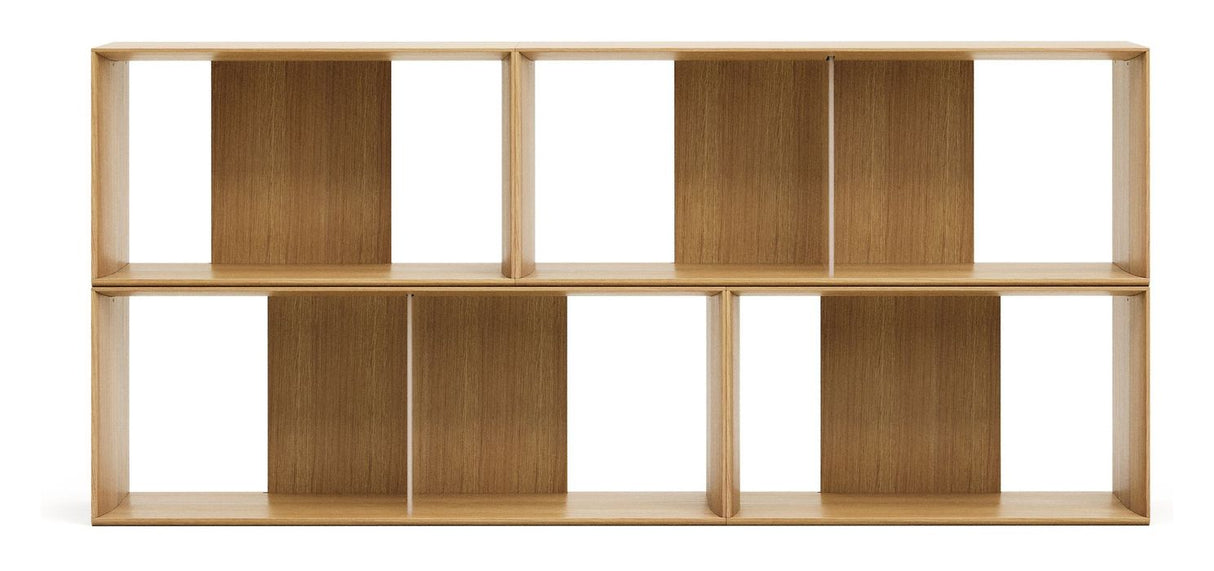 Litto Shelf set of 4 modules, Oak veneer, 168x76