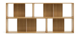 Litto Shelf set of 4 modules, Oak veneer, 168x76