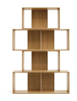 Litto Shelf set of 4 modules, Oak veneer, 168x76