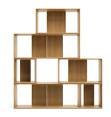 Litto Shelving set of 6 modules, Oak veneer, 101x152