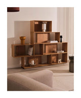 Litto Shelving set of 6 modules, Oak veneer, 168x114