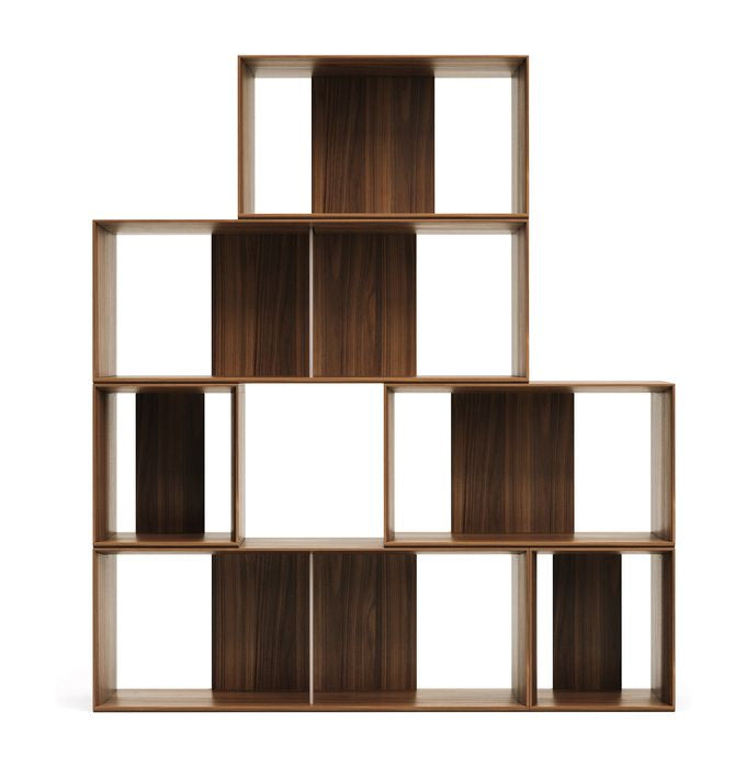 Litto Shelf set of 6 modules, Walnut define, 101x152