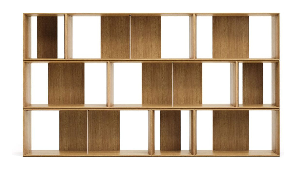 Litto Shelf set of 9 modules, Oak veneer, 202x114