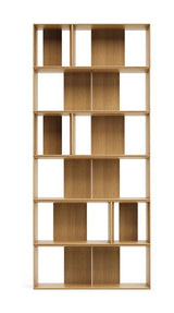 Litto Shelf set of 9 modules, Oak veneer, 202x114