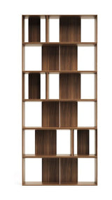 Litto Shelf set of 9 modules, Walnut define, 202x114