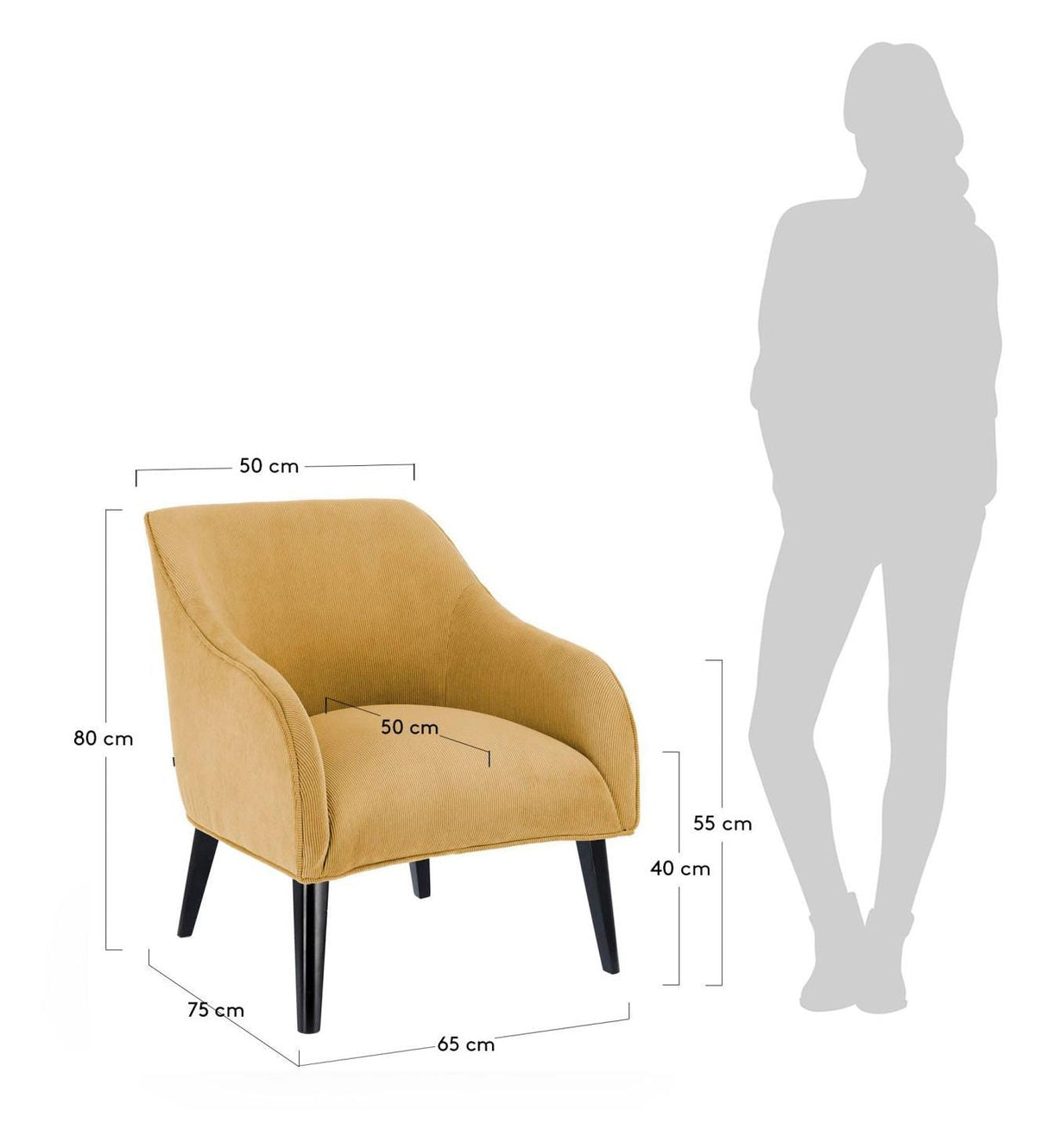 Lobby Lounge Chair Mustard