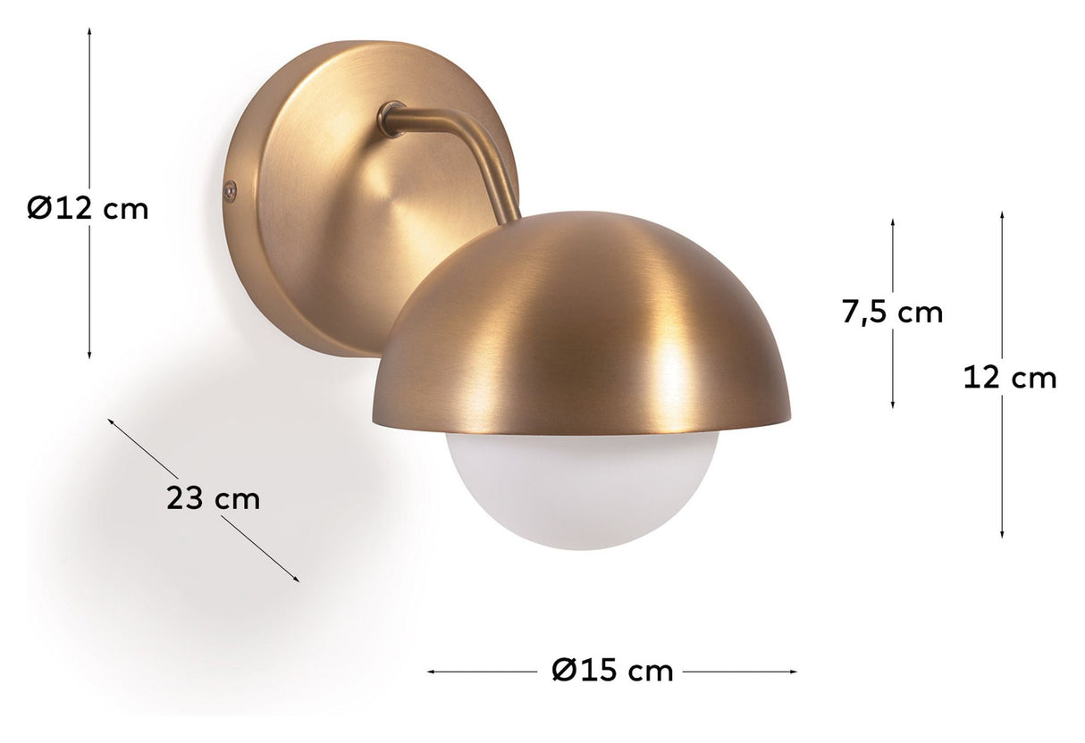 Lonela Wall lamp, brass finish