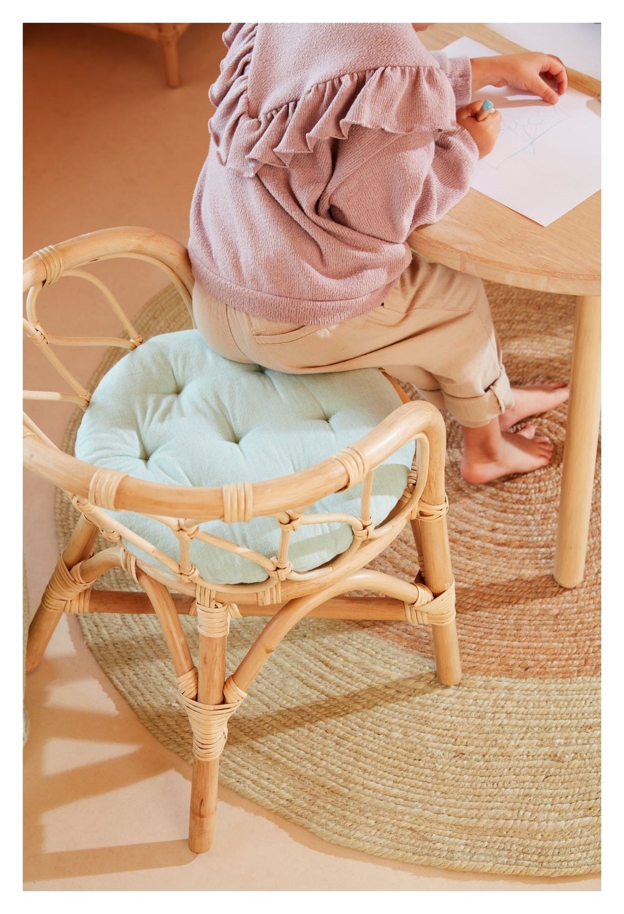 Lumila Children's chair in Rattan