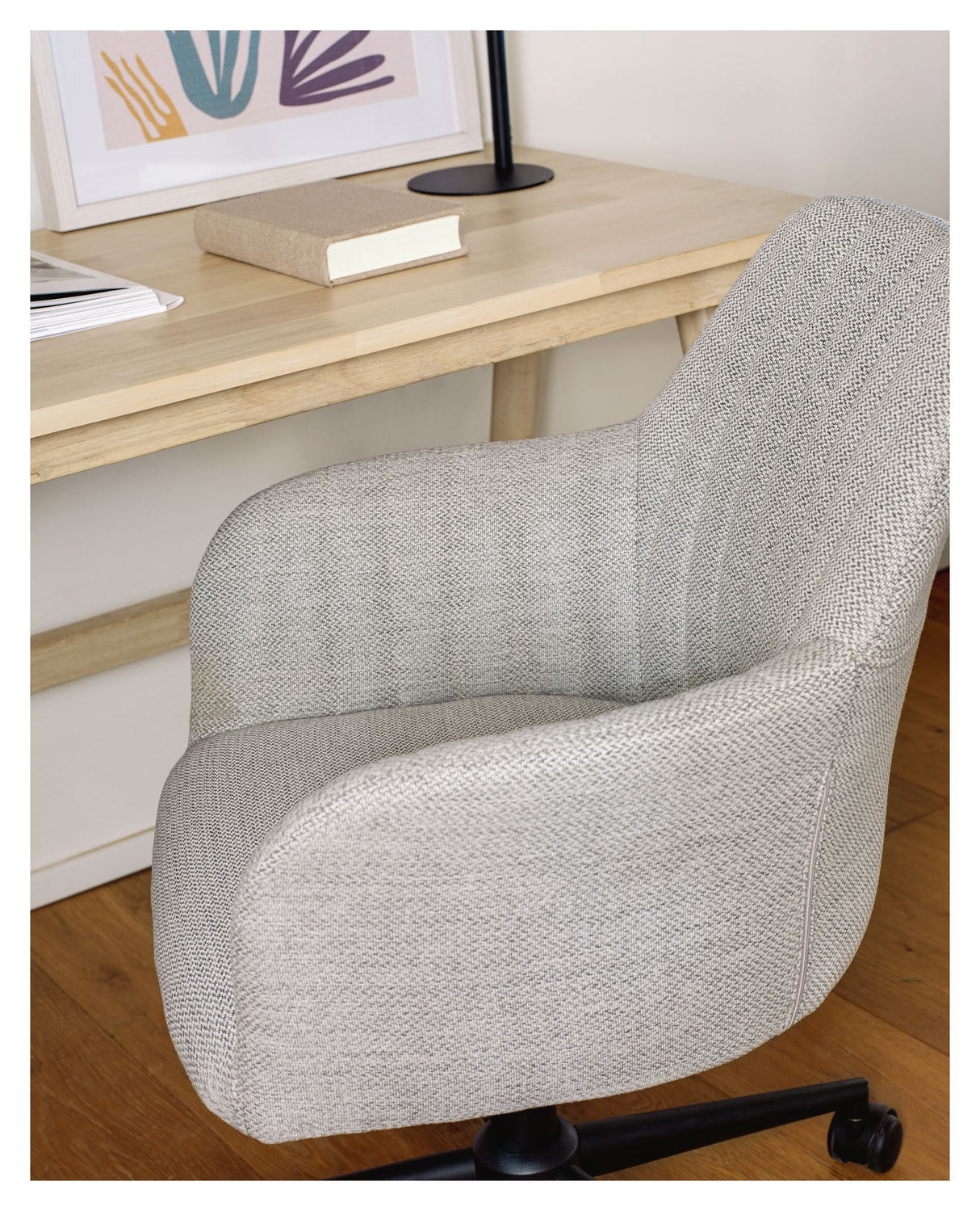 Madina Office Chair - Light Gray