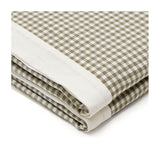 Madremanya Tablecloth Green Checked Linen, 170x250