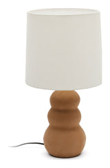 Madsen Table lamp with white screen, Terracotta