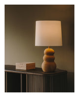 Madsen Table lamp with white screen, Terracotta