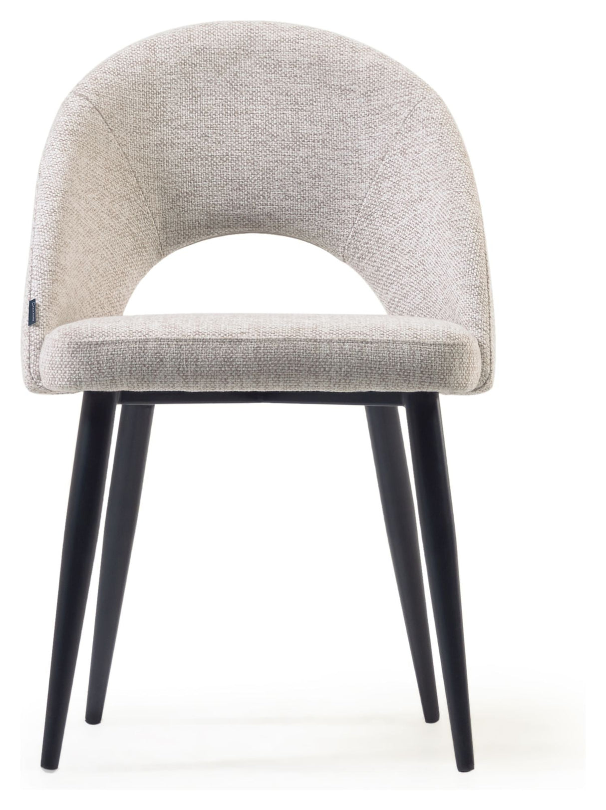 Mael Dining Chair, Beige/Black