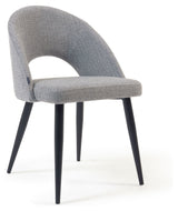 Mael Dining Chair, Gray/Black