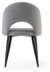 Mael Dining Chair, Gray/Black