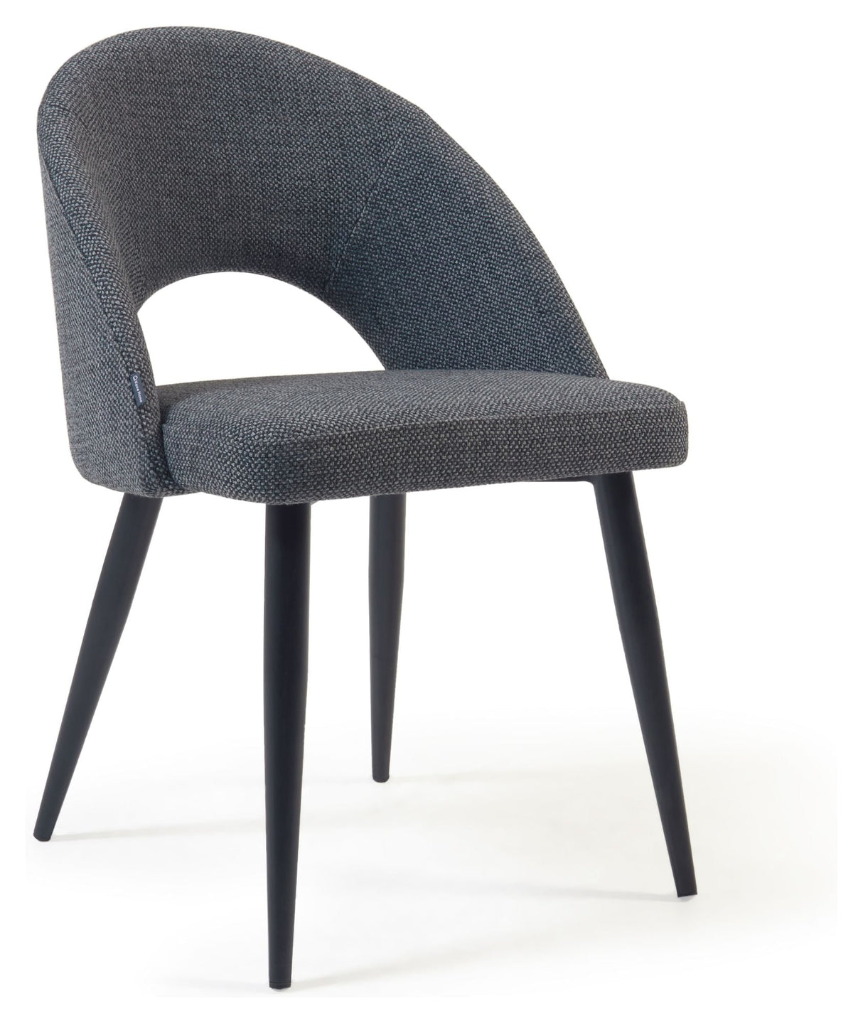 Mael Dining Chair, Dark Gray/Black