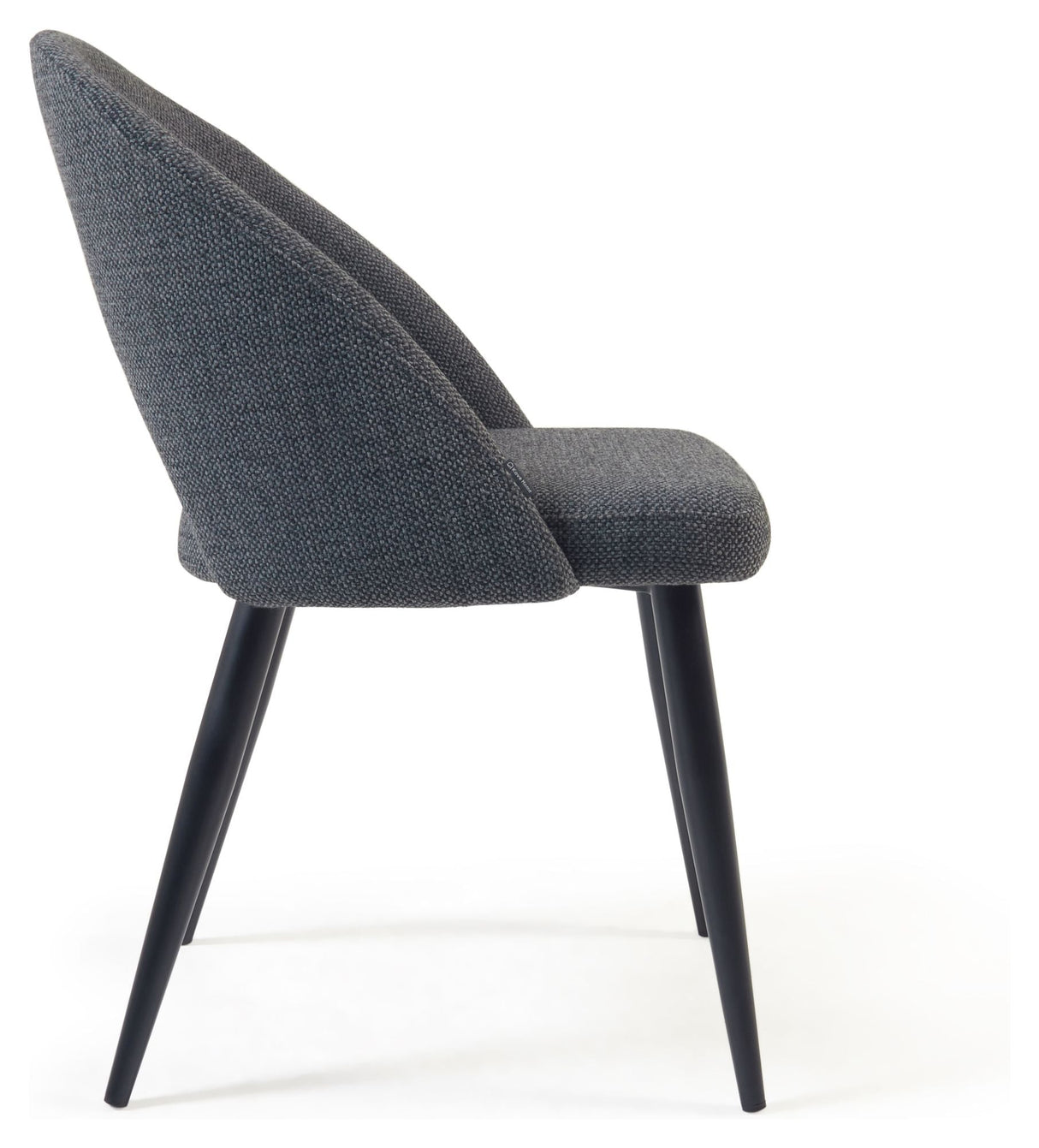 Mael Dining Chair, Dark Gray/Black