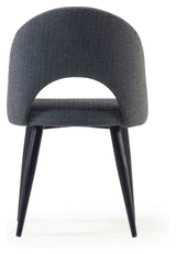 Mael Dining Chair, Dark Gray/Black