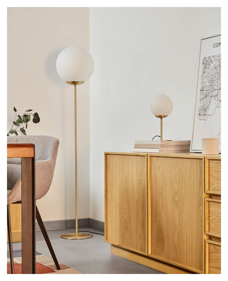 Mahala Floor Lamp White/Golden