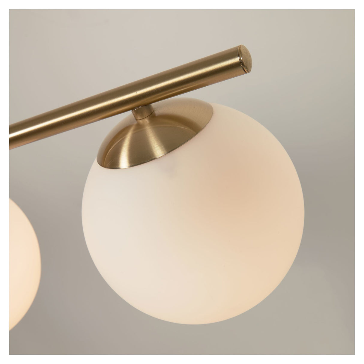 Mahala Ceiling Lamp Frosted Glass/Brass Finish