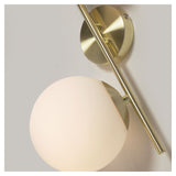 Mahala Wall Lamp Frosted Glass/Brass Finish