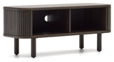 Mailen TV-Table with 2 doors, Ash veneer/Dark finish, 120x50