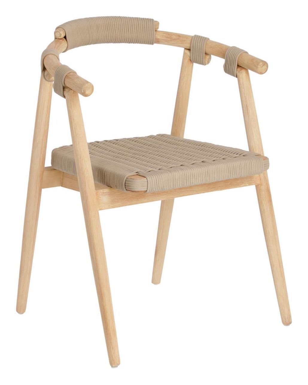 Majela Dining chair Beige rope