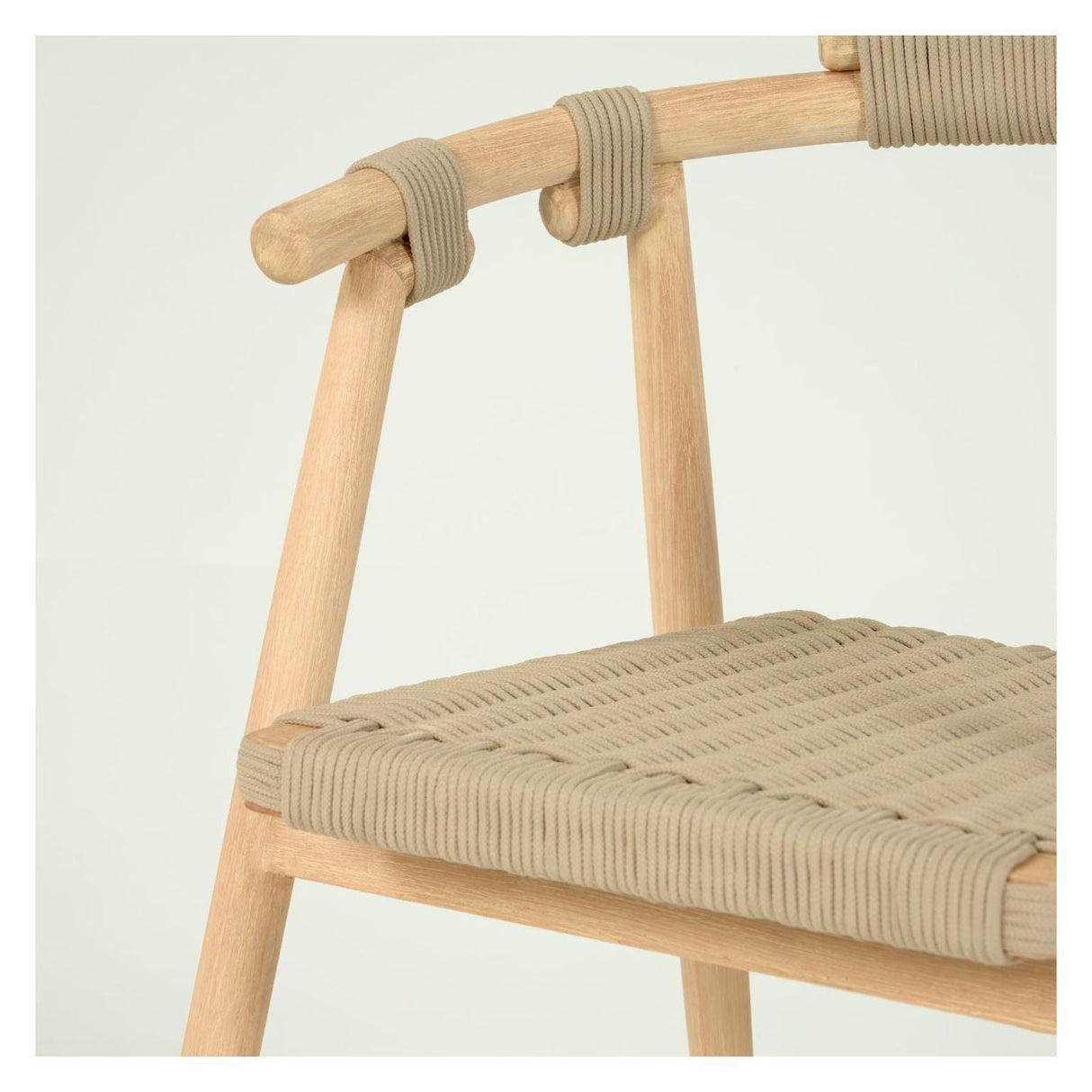 Majela Dining chair Beige rope