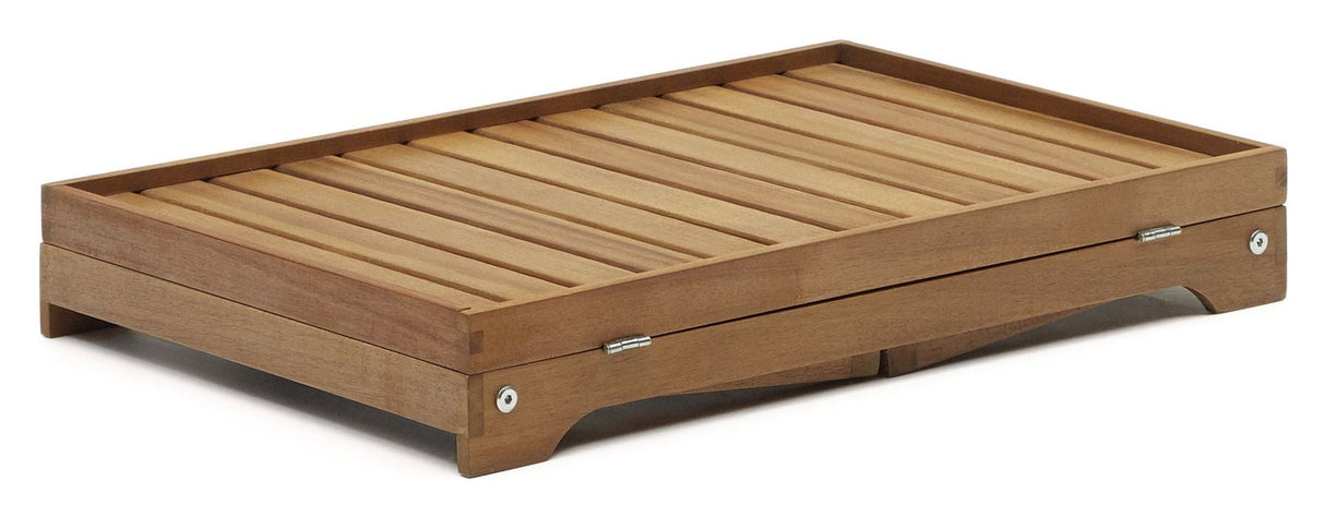 Mani Foldable Tray, Solid Acacia Wood