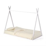 Maralis Teepee Cot, 90x190 cm, White