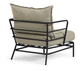 Mareluz Lounge Chair with Cushions Black/Gray