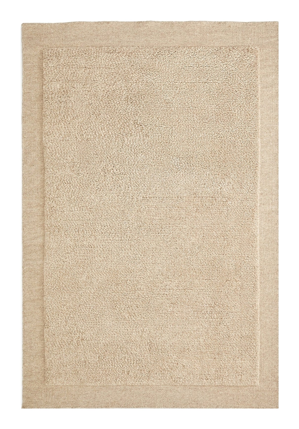 Marely Rug, Wool, Beige, 160x230