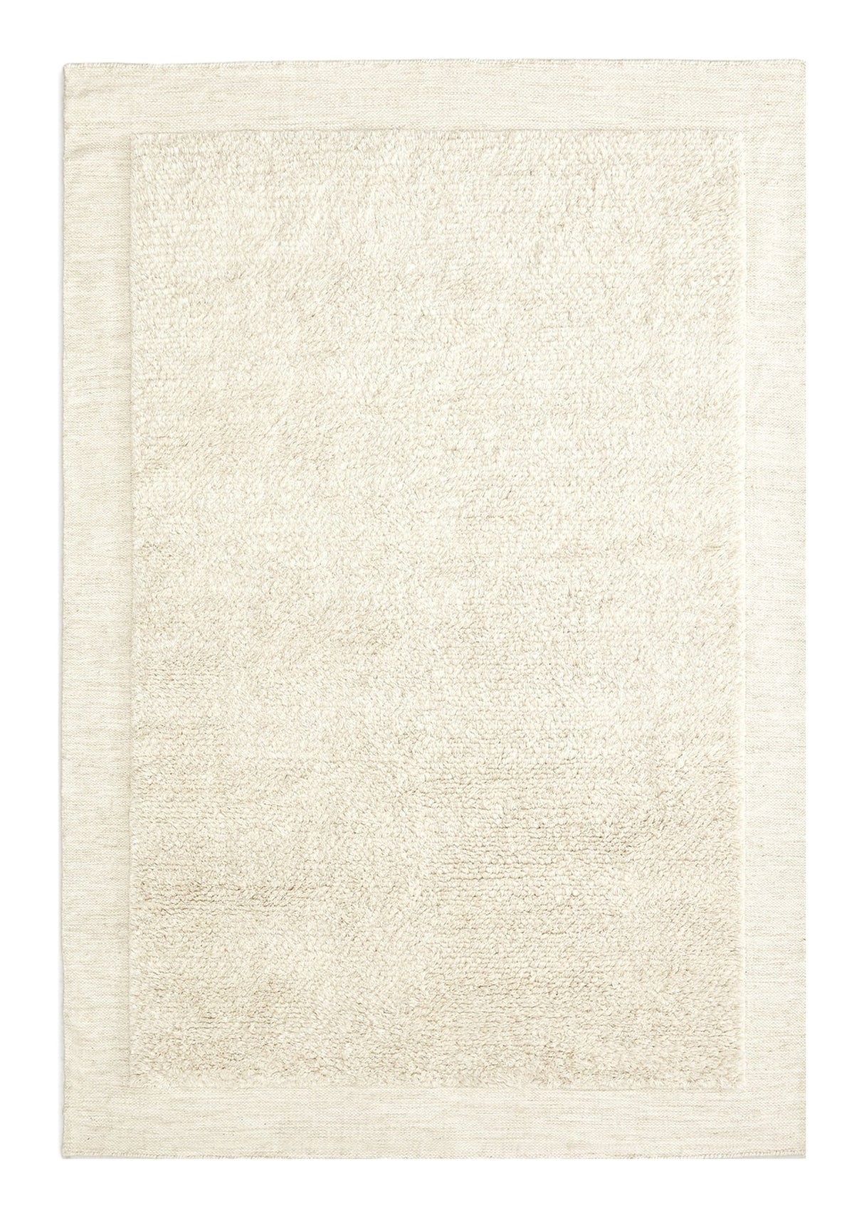 Marely Rug, Wool, White, 160x230