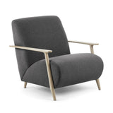 Marthan Lounge Chair w/armrests, Graphite