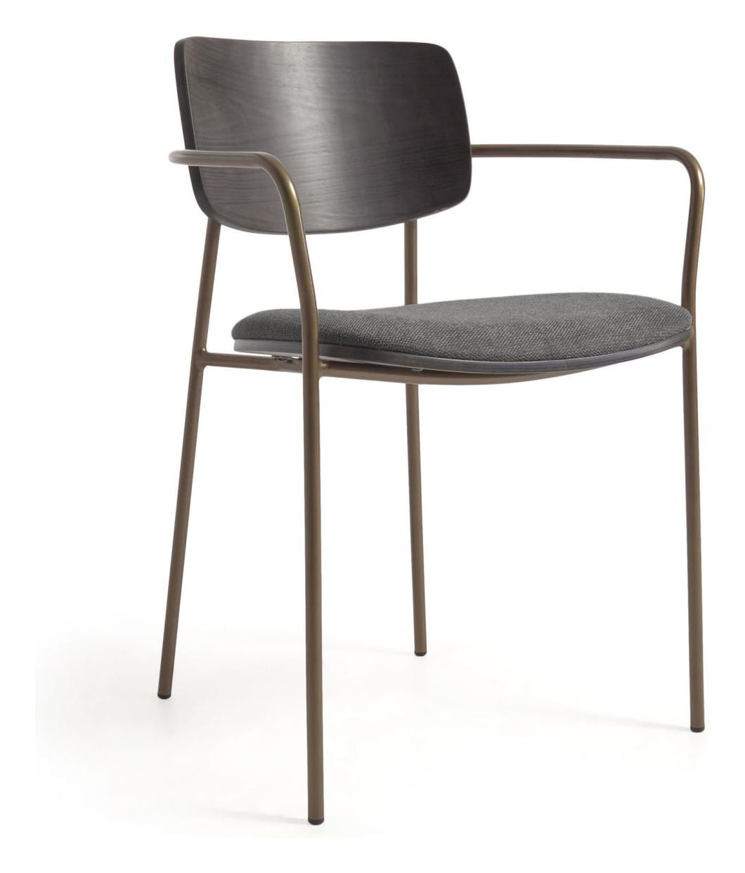 Maureen Dining chair, Dark stained ash veneer