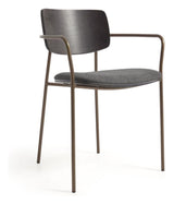 Maureen Dining chair, Dark stained ash veneer