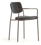 Maureen Dining chair, Dark stained ash veneer